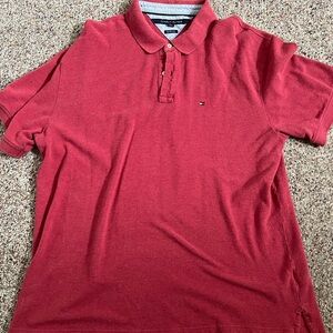 Tommy Hilfiger Men's red Polo Shirt